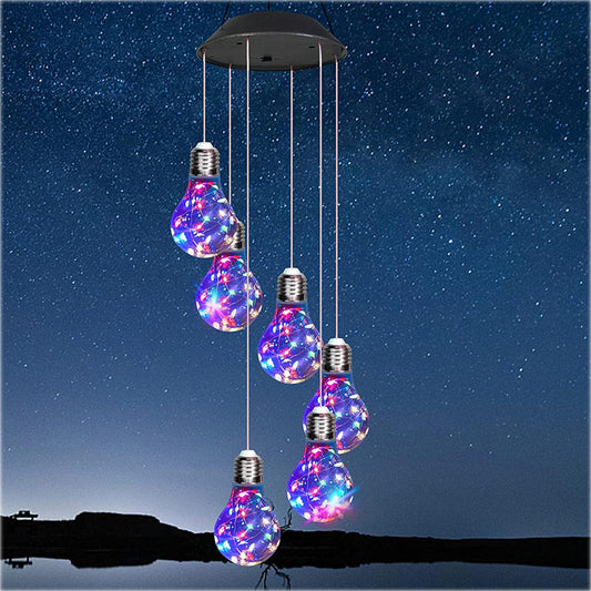 🌈 Barevné LED zvonky na slunce – kouzlo ve vaší zahradě!