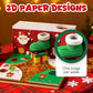 🎄Vánoční 3D papírový dekorativní kalendář