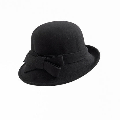 🎀Dámský vintage klobouk s mašlí na boku