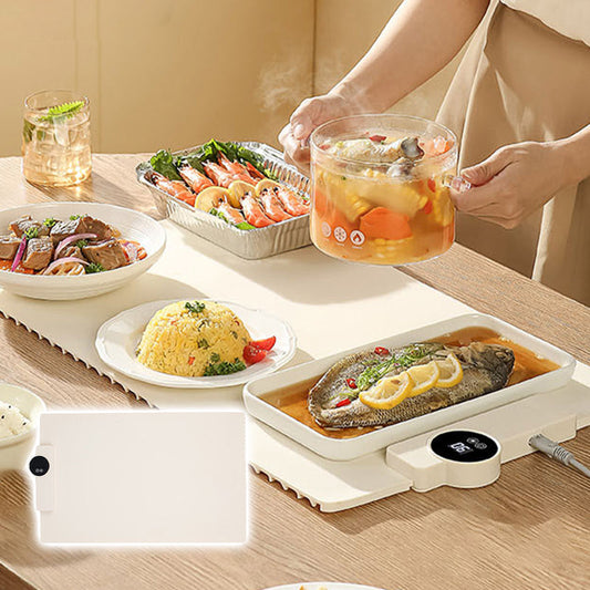 Skládací elektrický ohřívač jídla ze silikonu