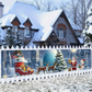 ⛄❄️Venkovní vánoční závěsný banner