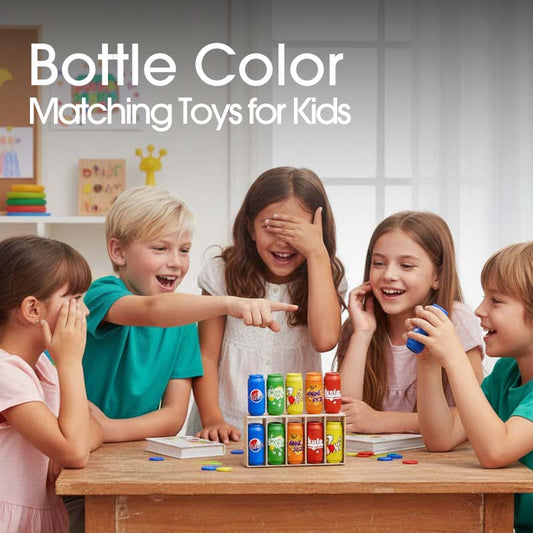 Hračky pro děti na přiřazování barev lahví