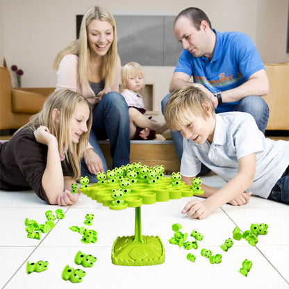 🔥🐸 Dřevěná stavebnice ve tvaru věže s žabkami pro děti 🌿💖