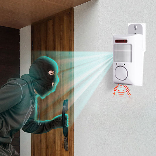 Pohybový senzor infračervený alarm s 2ks dálkovými ovladači