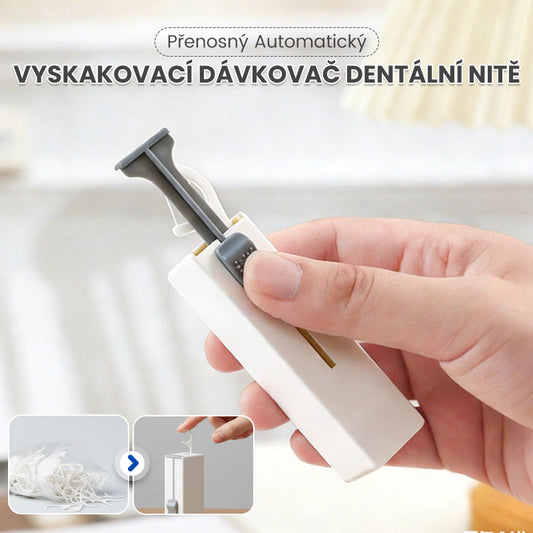 Přenosný Automatický Vyskakovací Dávkovač Dentální Nitě