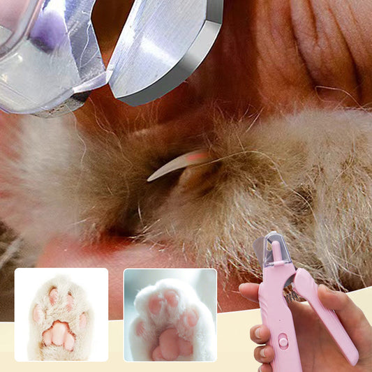 2 v 1 LED zvířecí nůžky na drápky