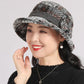 👒 Dámský klobouk z ovčí kůže ve vintage stylu s kostkovaným vzorem
