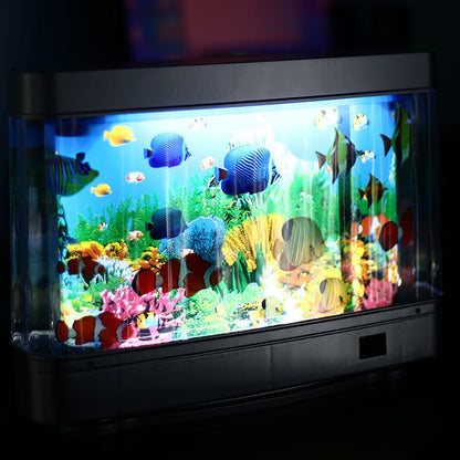 🎁Výběr dárku🐠Umělé tropické ryby akvárium lampa