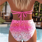 👙🌊Kantarka sexy potištěné bikiny podprsenka