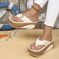 👡 Dámské letní barevné žabky – měkká platforma, lehké a protiskluzové | Stylové na pláž, dovolenou i každodenní nošení 🌞✨🏖️