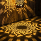 Solární mandala projektor světlo