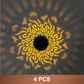 Solární mandala projektor světlo
