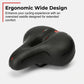 🚲 Ergonomické sedlo na kolo s paměťovou pěnou – prodyšné, tlumící nárazy, pohodlné pro dlouhé jízdy 🌬️✨💺