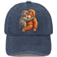 🐵Vintage baseballová čepice s roztomilým zvířecím potiskem🧢