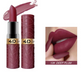 Matná rtěnka s voděodolným povrchem a efektem bez lepu