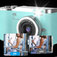 🎥Digitální fotoaparát s rozlišením 4K, navržený speciálně pro fotografování | 3palcový displej otočný o 180°, s funkcí webové kamery a dvěma akumulátory🌟