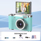 🎥Digitální fotoaparát s rozlišením 4K, navržený speciálně pro fotografování | 3palcový displej otočný o 180°, s funkcí webové kamery a dvěma akumulátory🌟