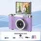 🎥Digitální fotoaparát s rozlišením 4K, navržený speciálně pro fotografování | 3palcový displej otočný o 180°, s funkcí webové kamery a dvěma akumulátory🌟