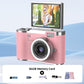 🎥Digitální fotoaparát s rozlišením 4K, navržený speciálně pro fotografování | 3palcový displej otočný o 180°, s funkcí webové kamery a dvěma akumulátory🌟
