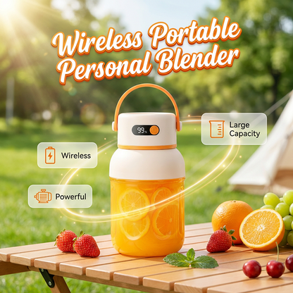 🍓 Přenosný osobní mixér na koktejly a smoothie | Mini odšťavňovač s dobíjecím USB