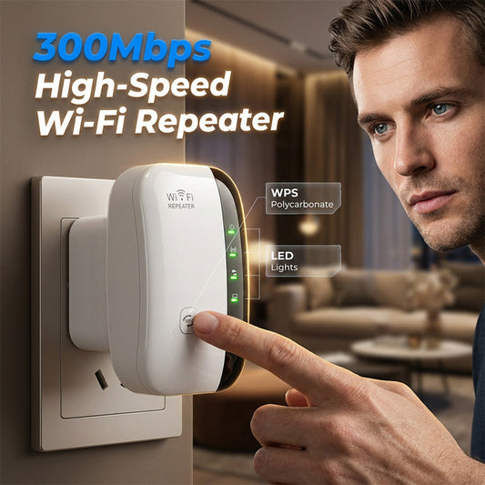Wi-Fi opakovač a zesilovač signálu s rychlostí 300 Mb/s