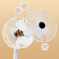 Skládací ventilátor s napájecím kabelem