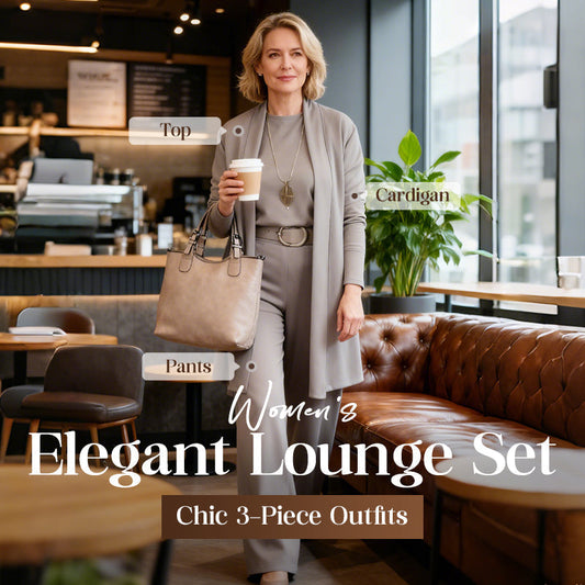 Elegant Longline Cardigan & Top & Pants 3-Piece Set