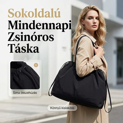 👜☁️ Stylová minimalistická taška přes rameno – s pohodlnými nylonovými uchy, ideální doplněk pro každodenní nošení ✨