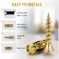 Self Drilling Drywall Anchors with Screws Kit
