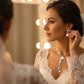 ✨ Dámská sada šperků s motivem květiny z cirkonu – elegantní, třpytivá, připravená k darování 💎