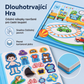 Dětská magnetická tichá knížka, skládací puzzle s scénami, raně vzdělávací hračka pro chlapce i dívky