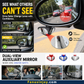 👀🚗Díky plnému panoramatickému výhledu vám už nikdy neuniknou podmínky na silnici – vodotěsné oboustranné parkovací zrcátko s HD rozlišením