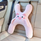 🧸 Měkký polštářek do auta ve tvaru písmene H pro malé děti – ergonomická opěrka hlavy a krku pro děti