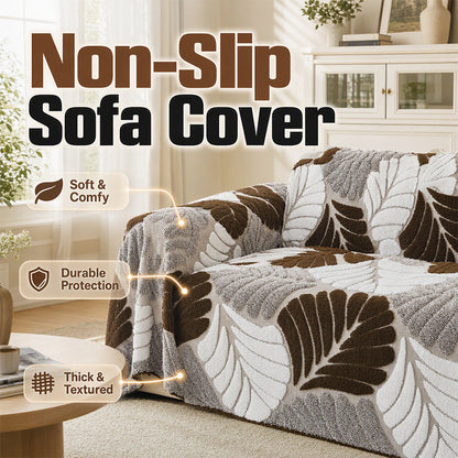Elegant Jacquard Non-Slip Sofa Cover