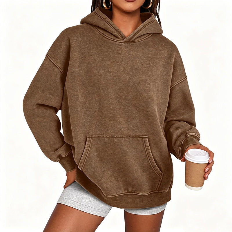 💖Black Friday Mega Deal – 50% off!💖Unisex Casual Oversized Acid Wash Hoodie