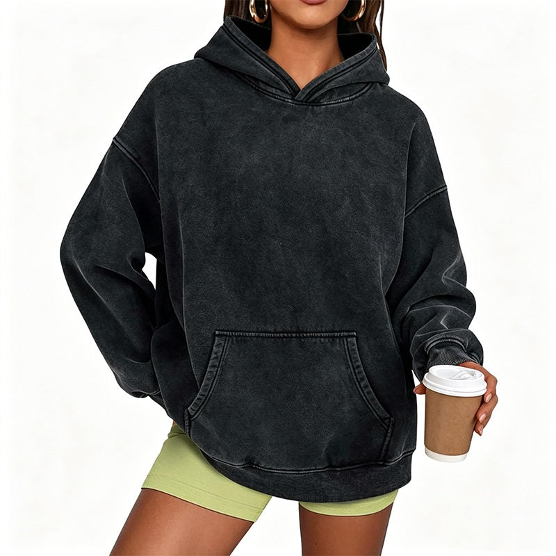 💖Black Friday Mega Deal – 50% off!💖Unisex Casual Oversized Acid Wash Hoodie