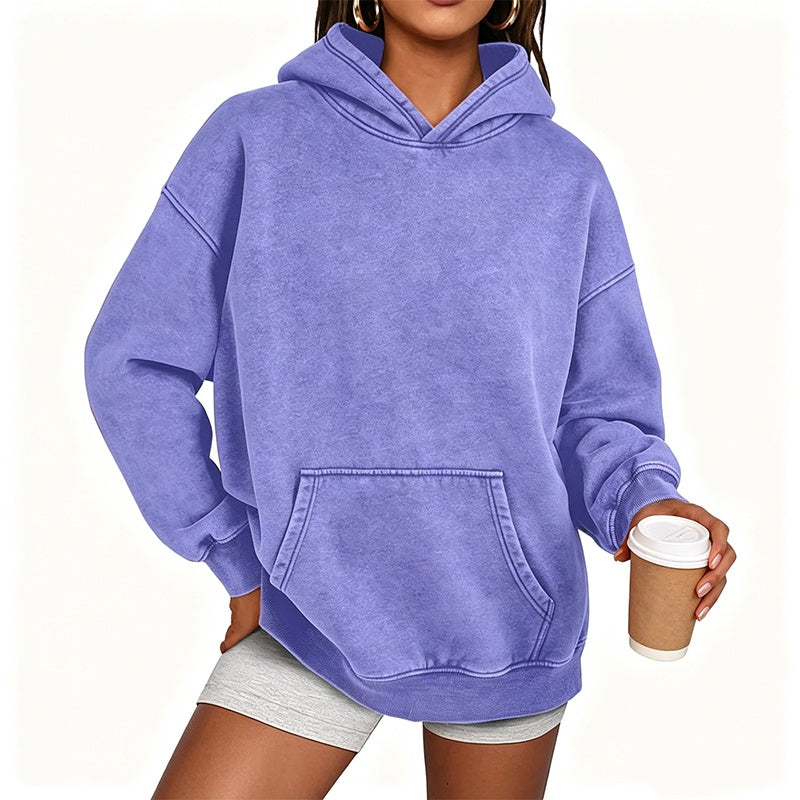 💖Black Friday Mega Deal – 50% off!💖Unisex Casual Oversized Acid Wash Hoodie