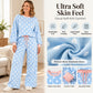 Women's Polka Dot Sweatshirt & Wide-Leg Pants Set