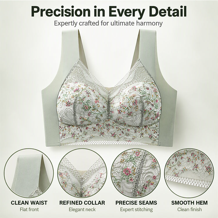 🌸Hot Sale 50% OFF🎀Women's Seamless Floral Lace Support Bra