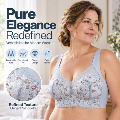 🌸Hot Sale 50% OFF🎀Women's Seamless Floral Lace Support Bra
