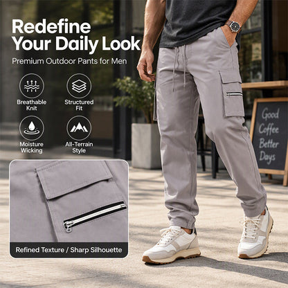Men's Casual Loose Cargo Pants with Multi Pockets