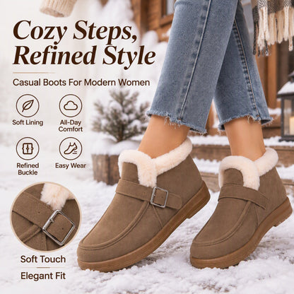 Women's Winter Warm Slip-On Snow Shoes