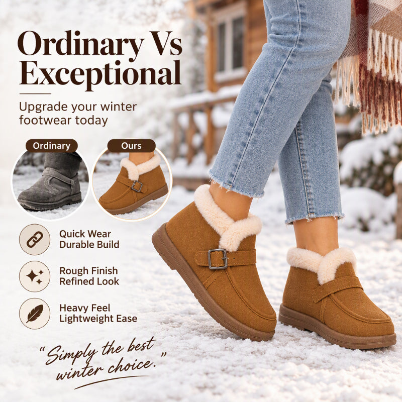 Women's Winter Warm Slip-On Snow Shoes
