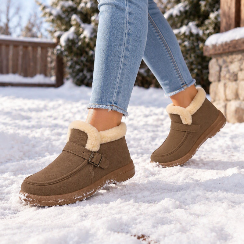 Women's Winter Warm Slip-On Snow Shoes