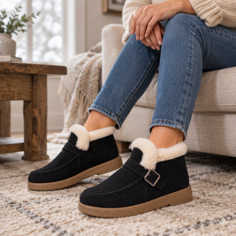 Women's Winter Warm Slip-On Snow Shoes