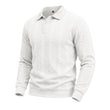 Men's Casual Jacquard Cable Texture Top