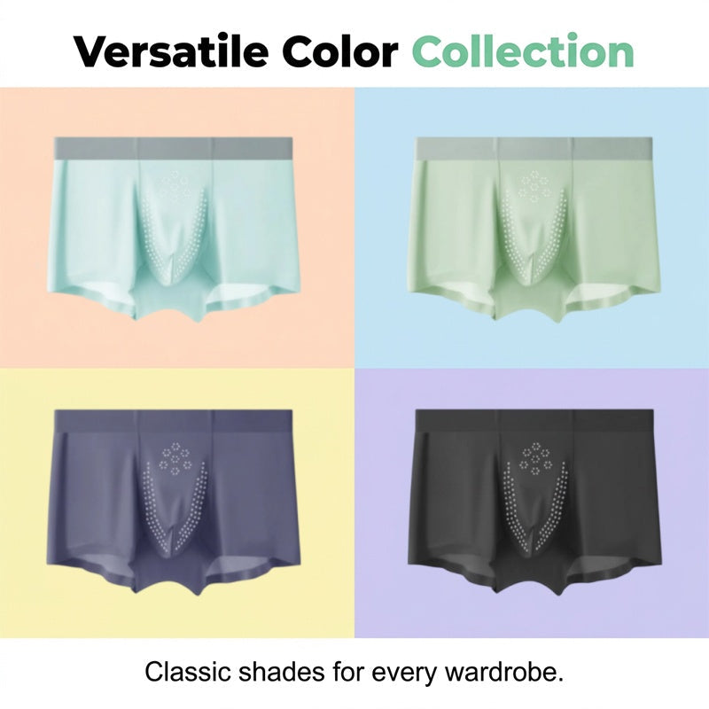 10A Antibacterial Men's Breathable Boxer Briefs