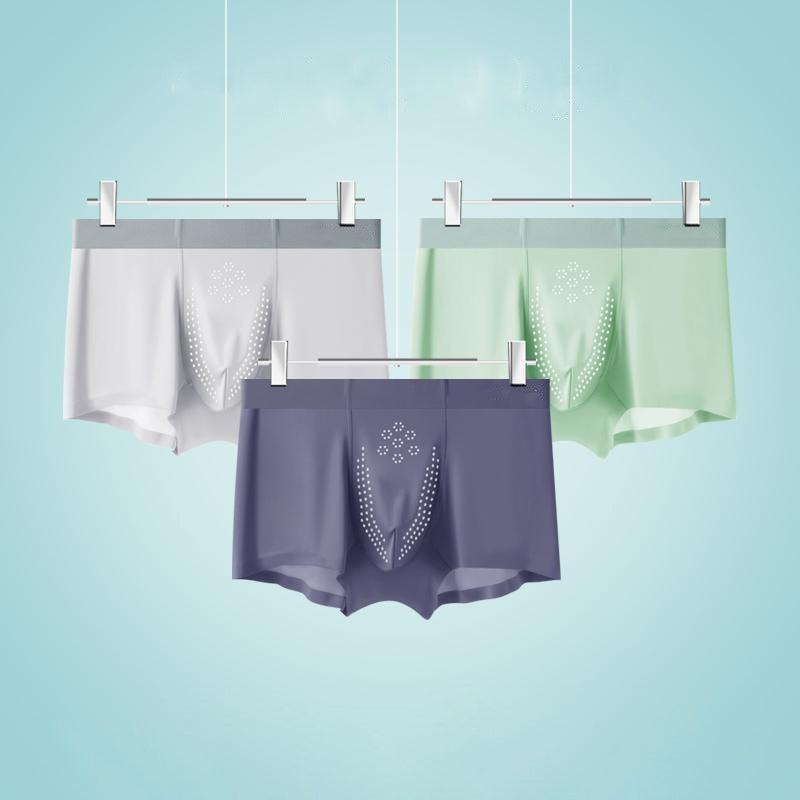 10A Antibacterial Men's Breathable Boxer Briefs