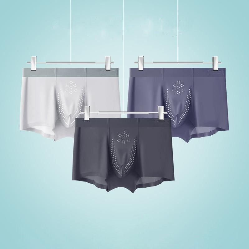 10A Antibacterial Men's Breathable Boxer Briefs