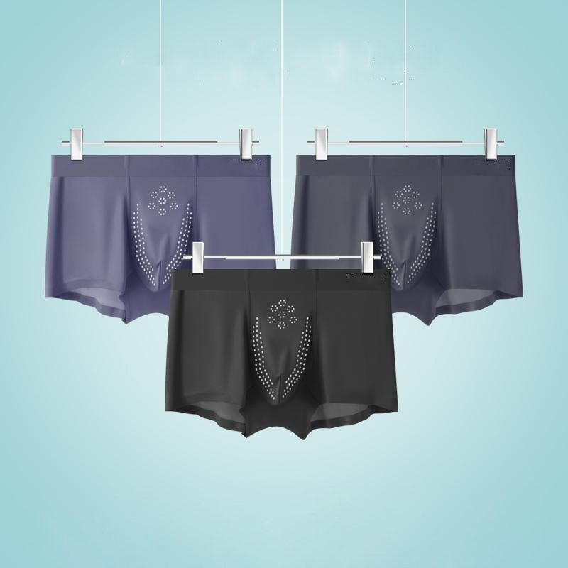 10A Antibacterial Men's Breathable Boxer Briefs